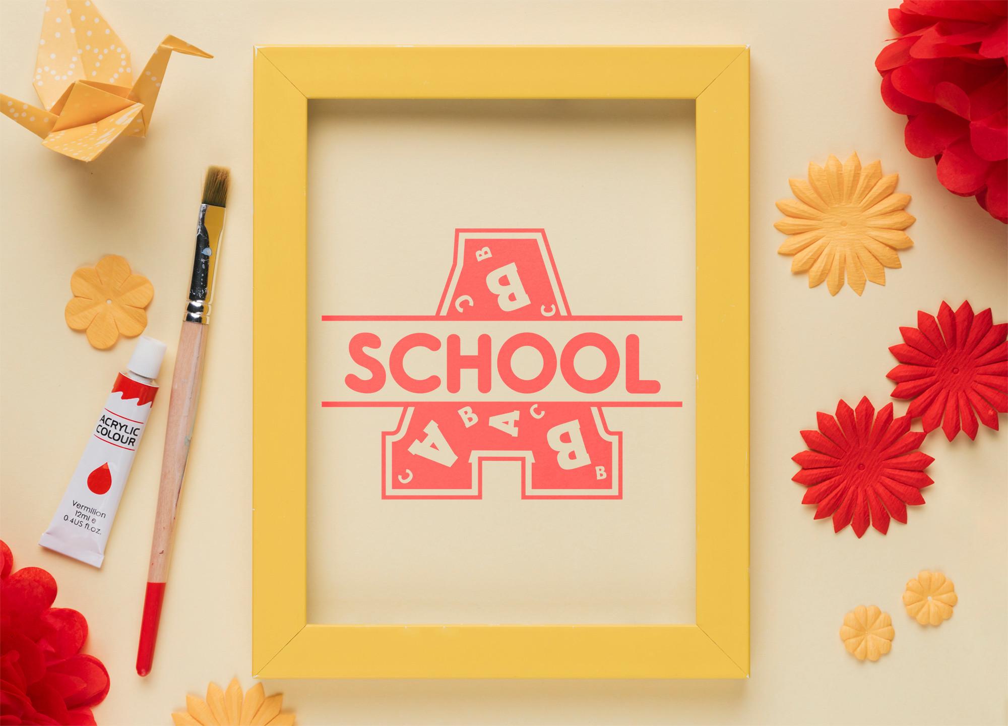 Back to School Monogram Font