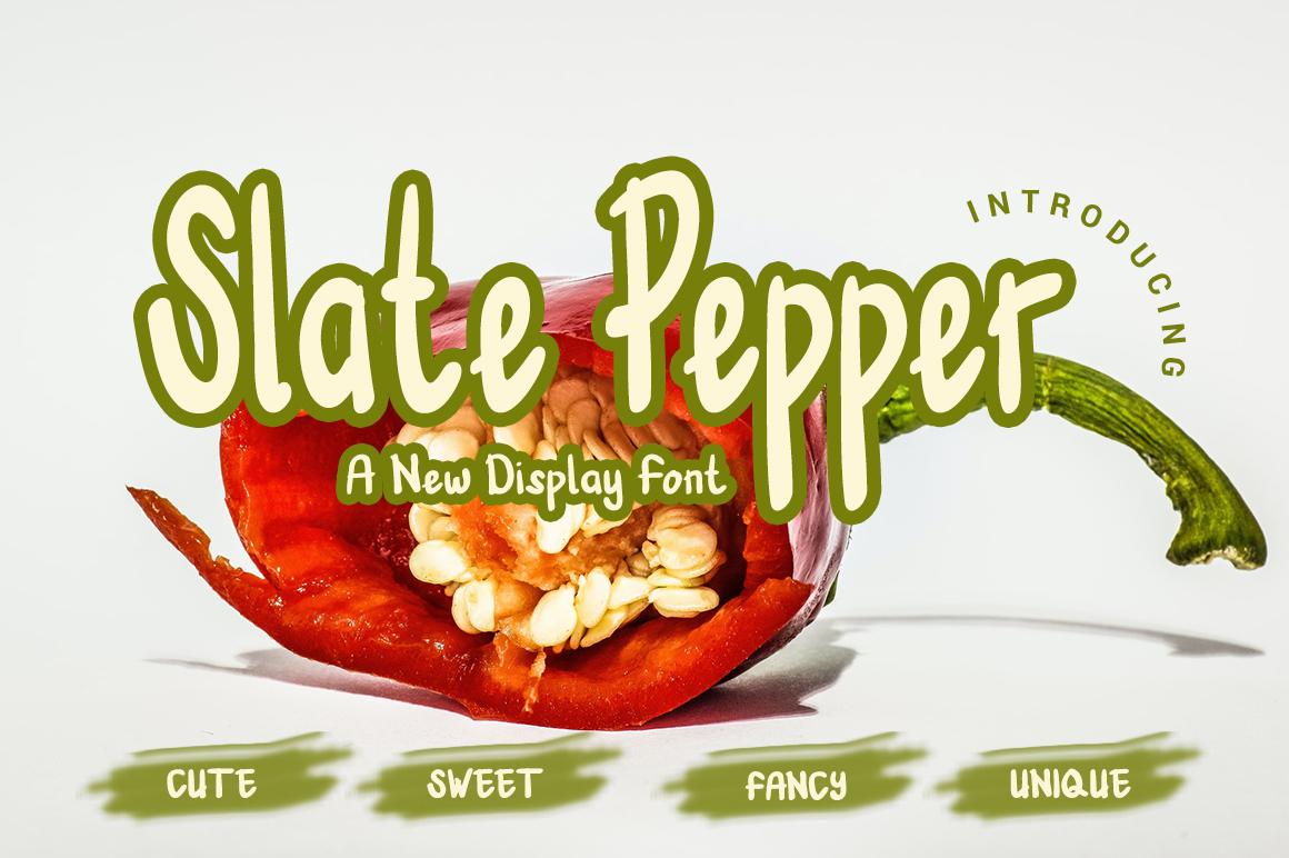 Slate Pepper Font