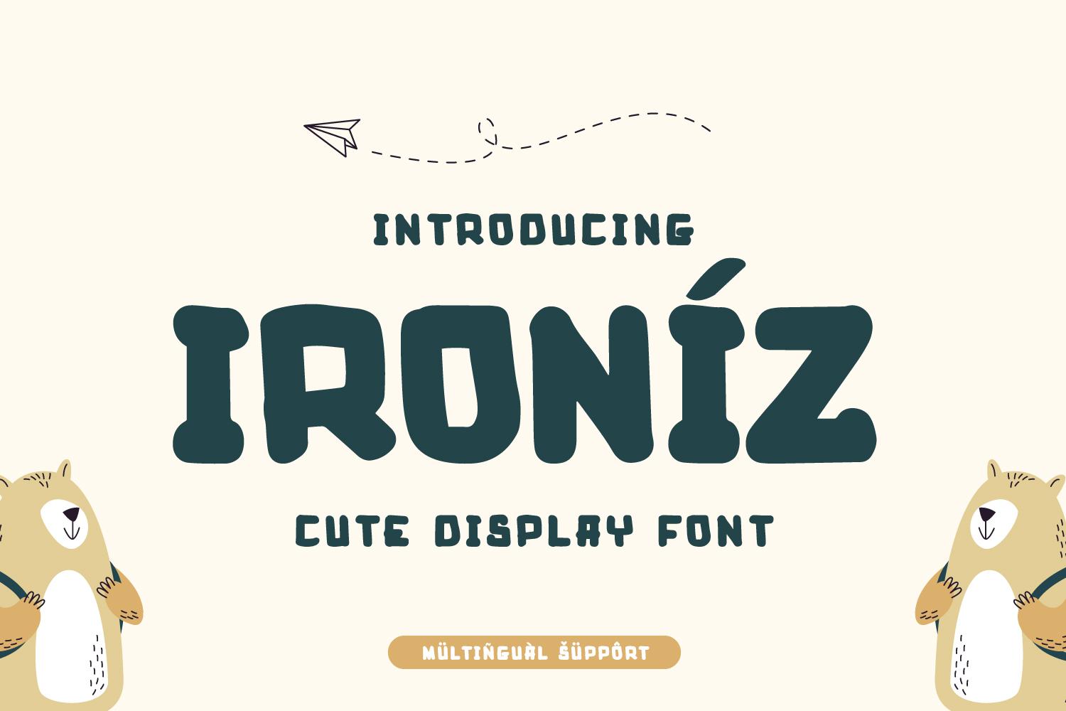 Ironiz Font