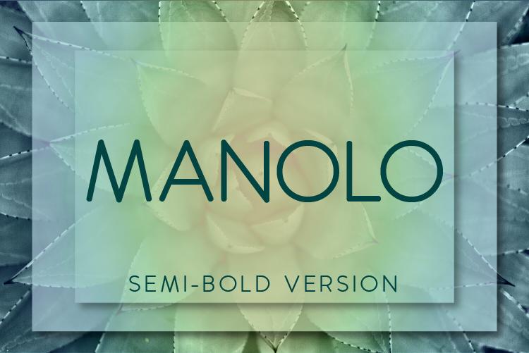 Manolo Semi-Bold Font