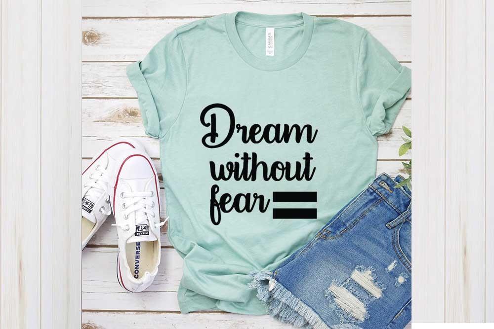 Inspirational Svg Design, Dream Without