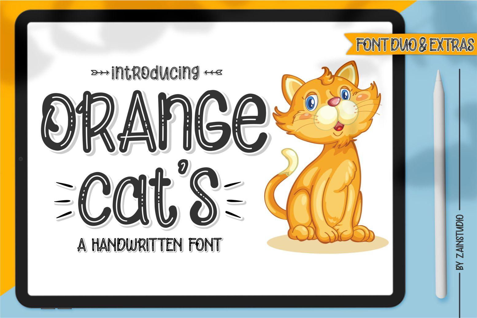 Orange Cat's Font