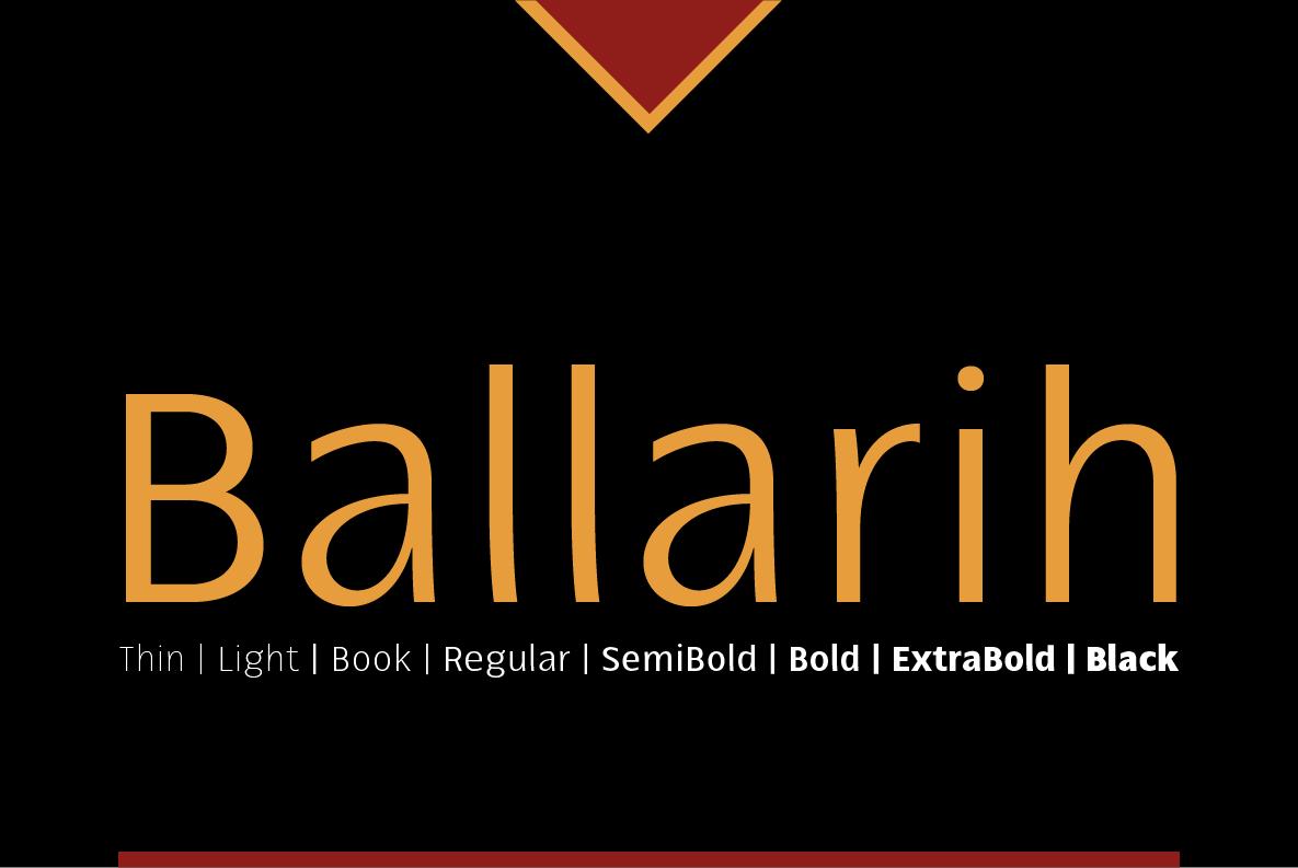 Ballarih Family Font