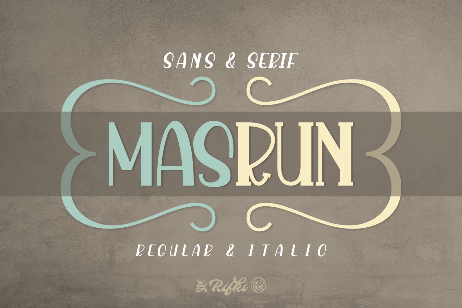 Masrun Font