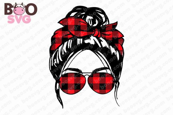 Valentine Day Messy Bun