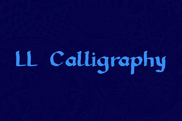 LL Calligraphy Font