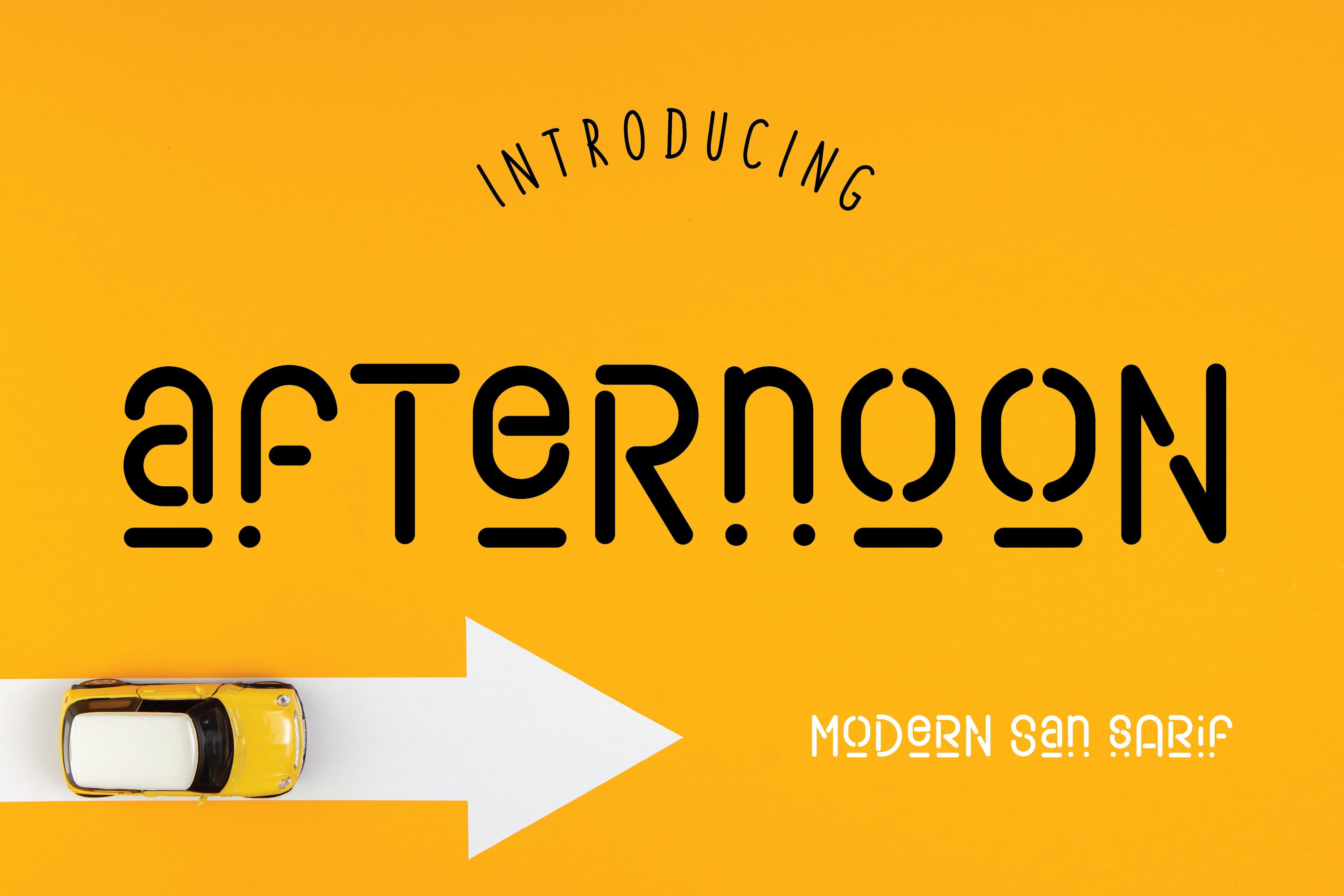 Afternoon Font