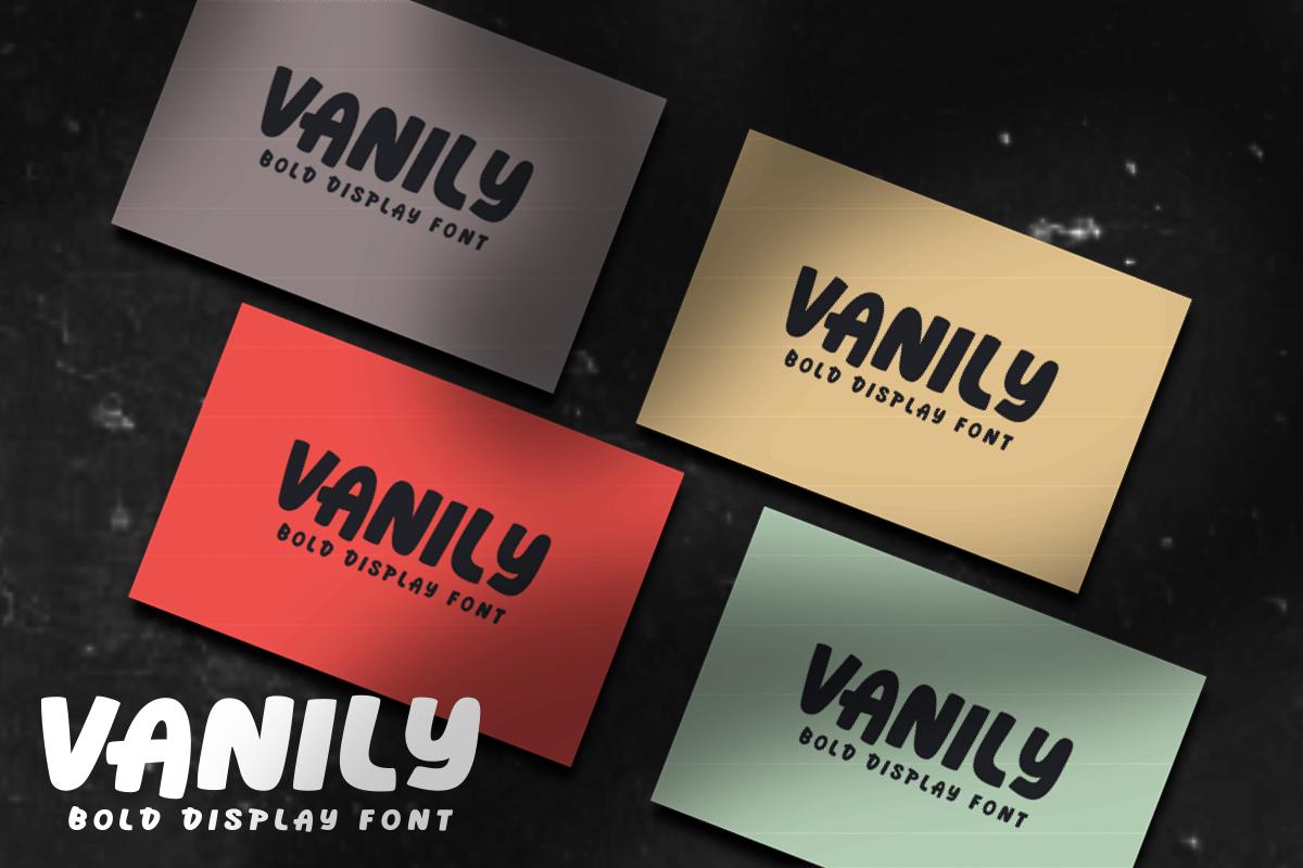 Vanily Font