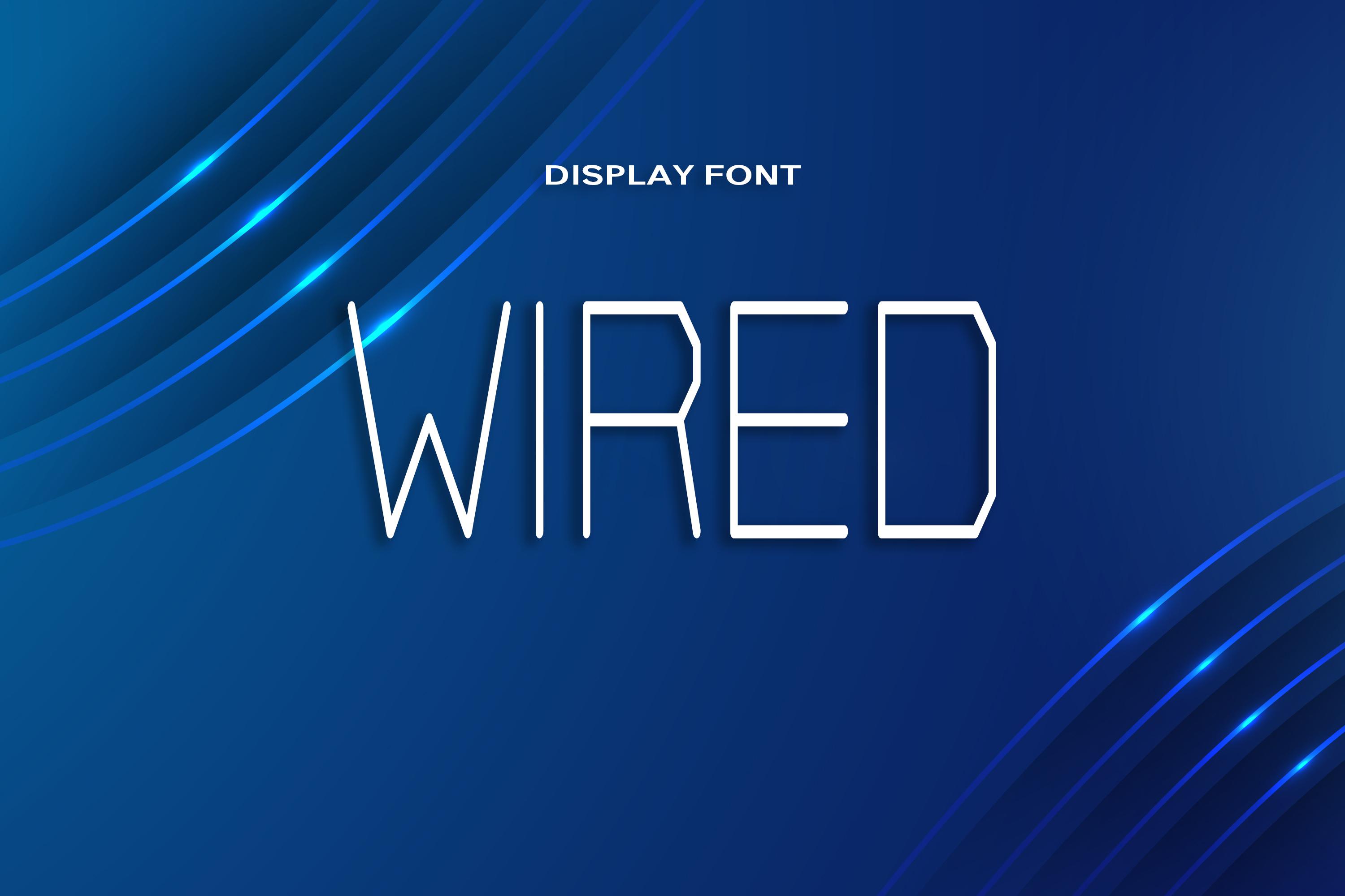 Wired Font