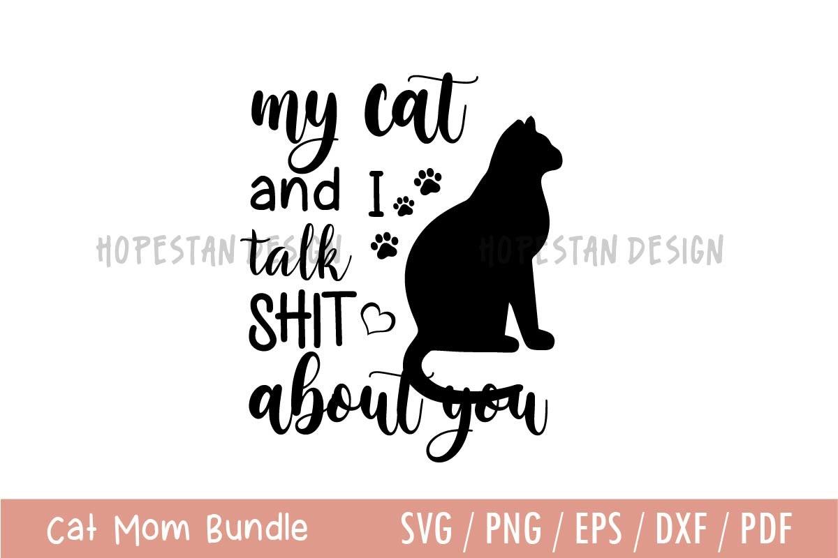Cat Mom Quotes Sublimation Design