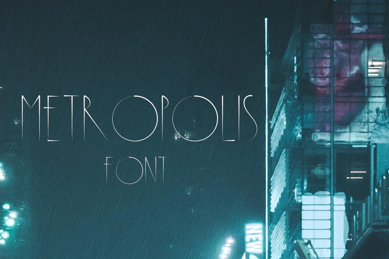 Metropolis Font