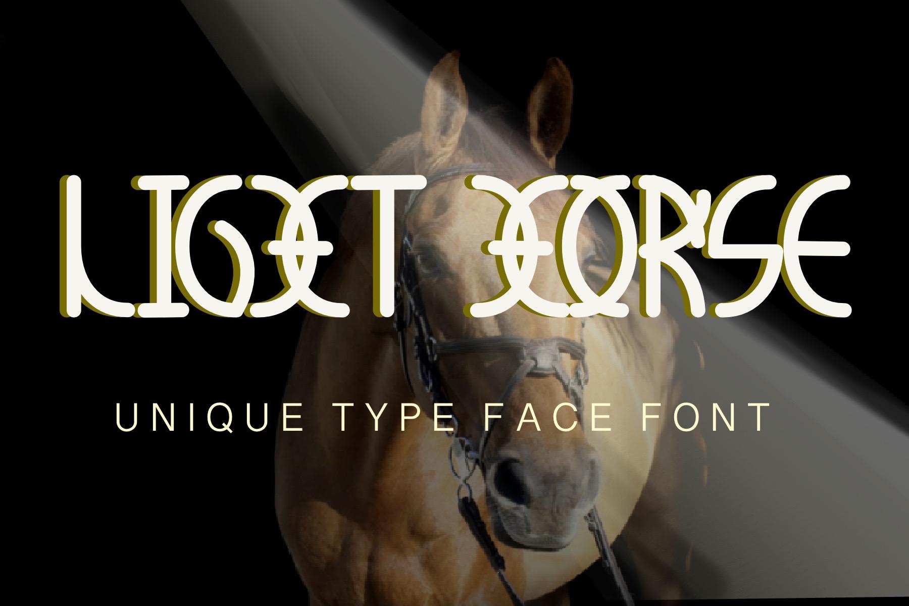 Light Horse Font