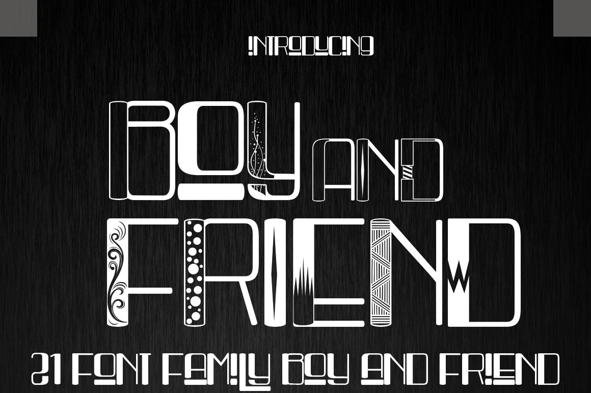 Boy and Friend Font
