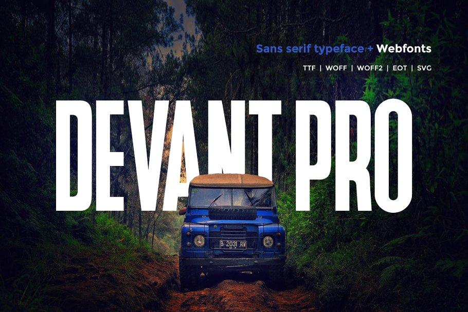 Devant Pro Font