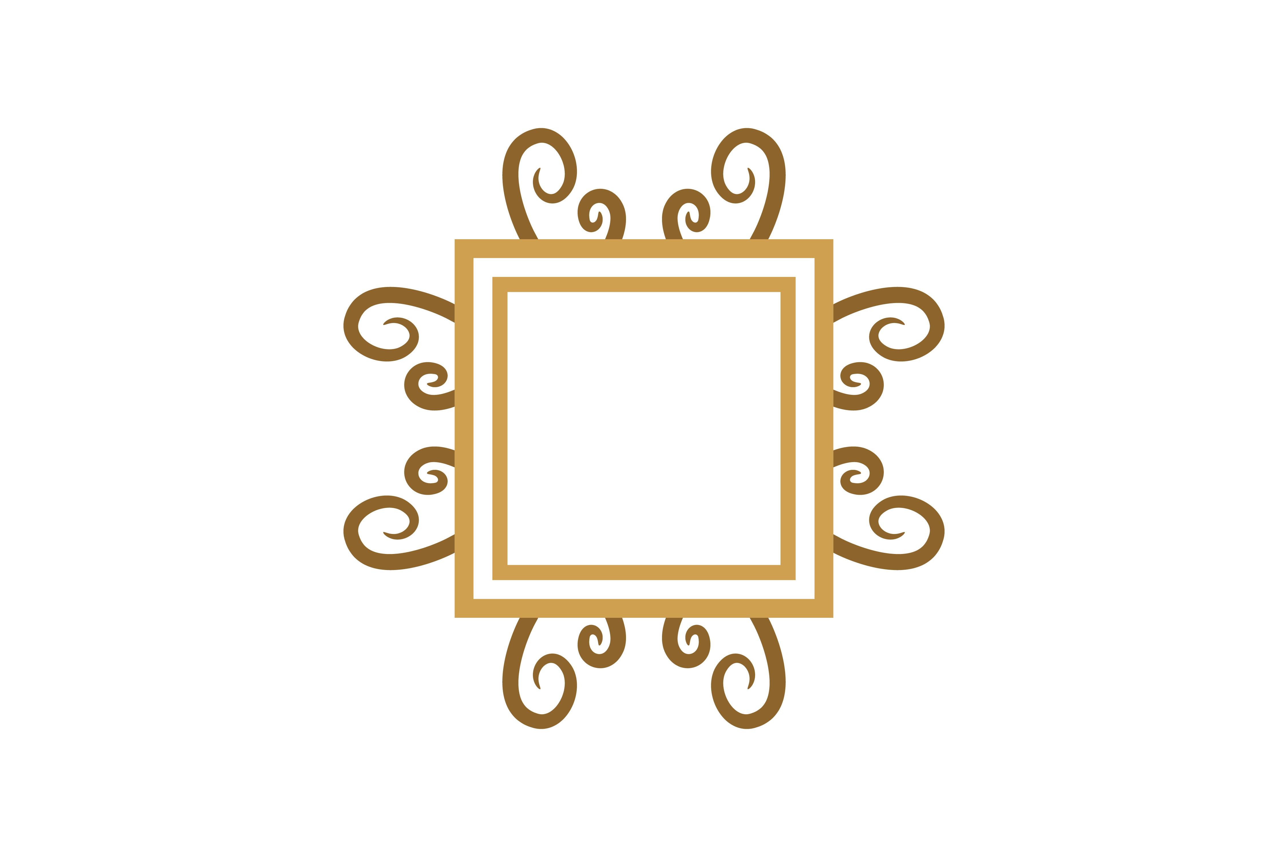 Frame Floral Decorative