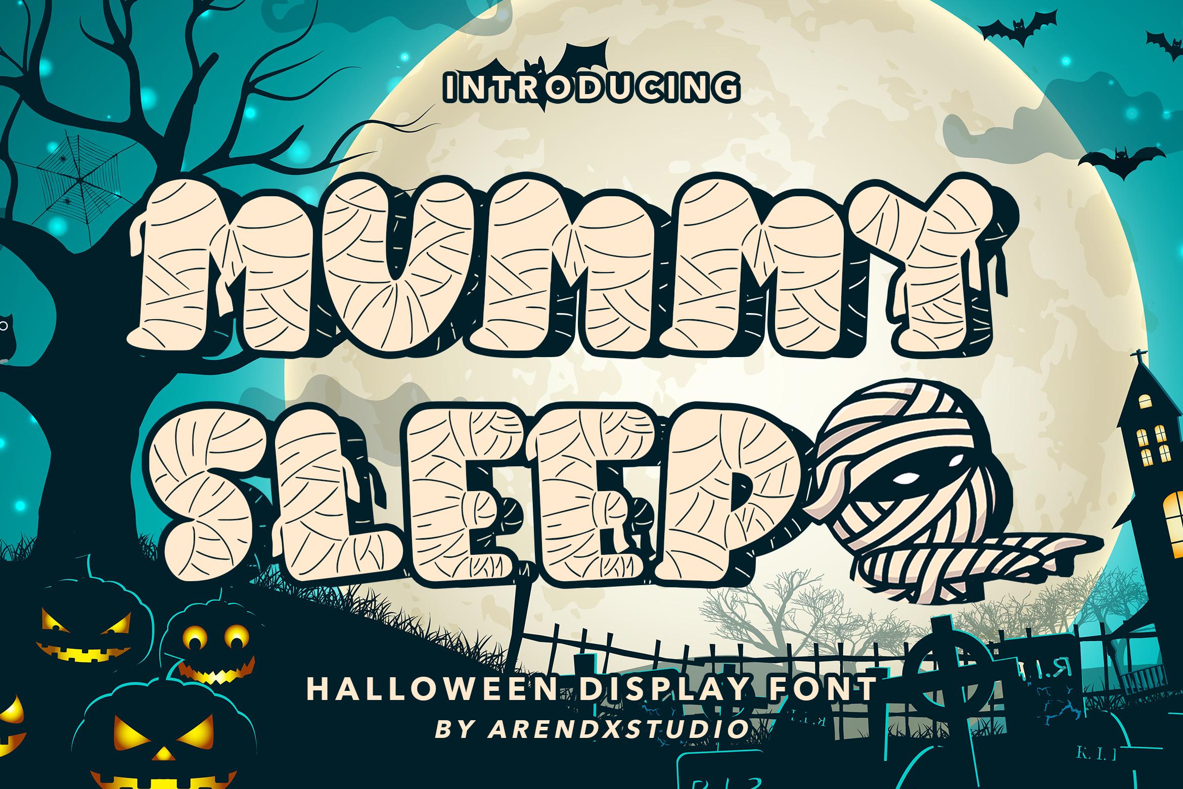 Mummy Sleep Font