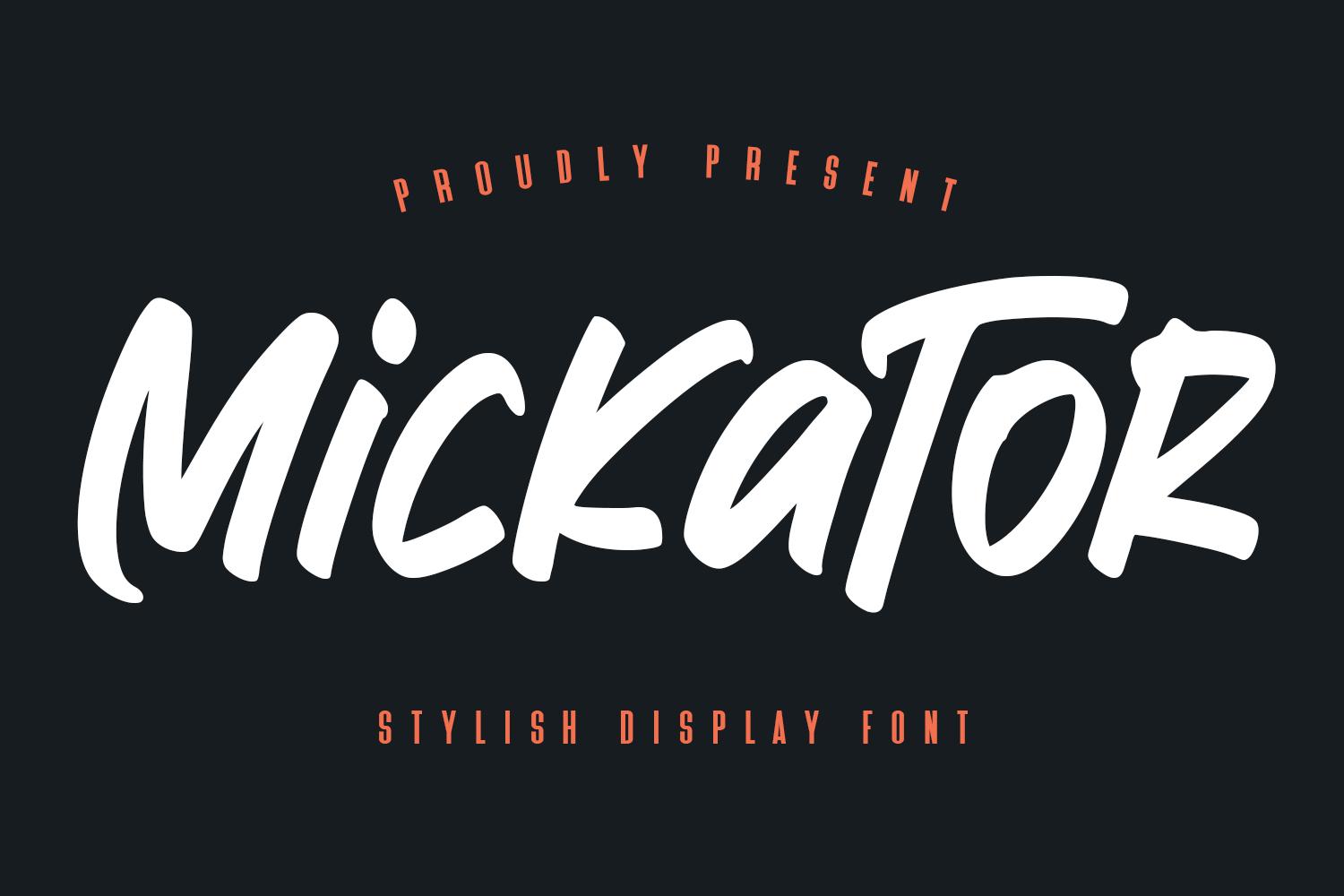 Mickator Font