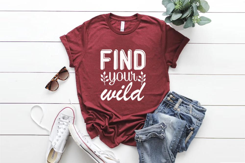 Strong Woman Svg Design, Find Your Wild