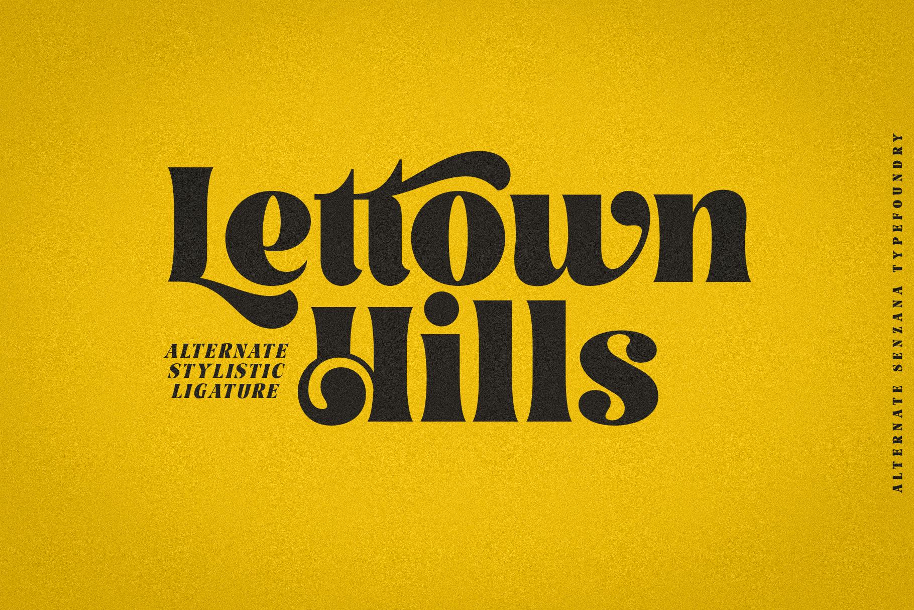 Lettown Hills Font