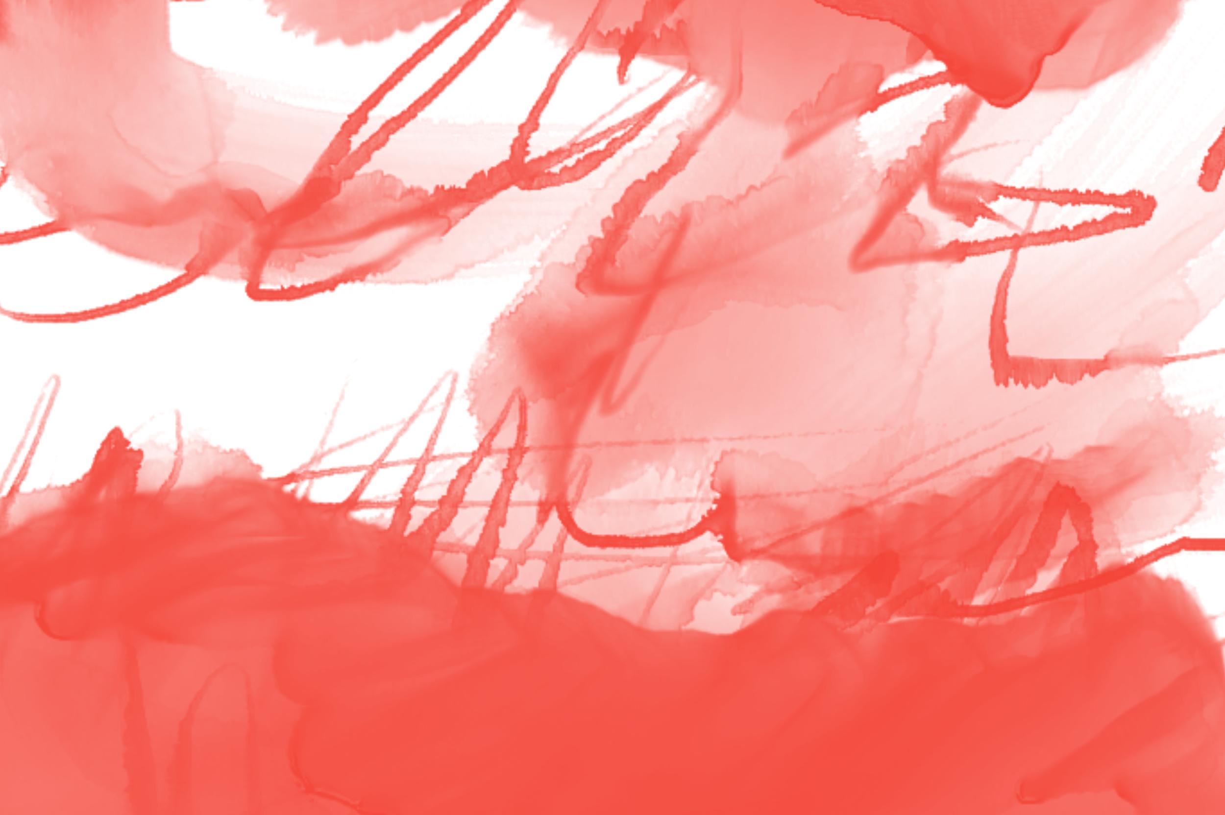 Watercolor Stains Wedding