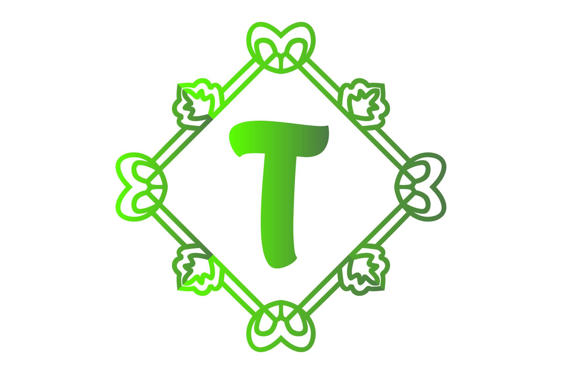 Monogram Typeface Design Illustration