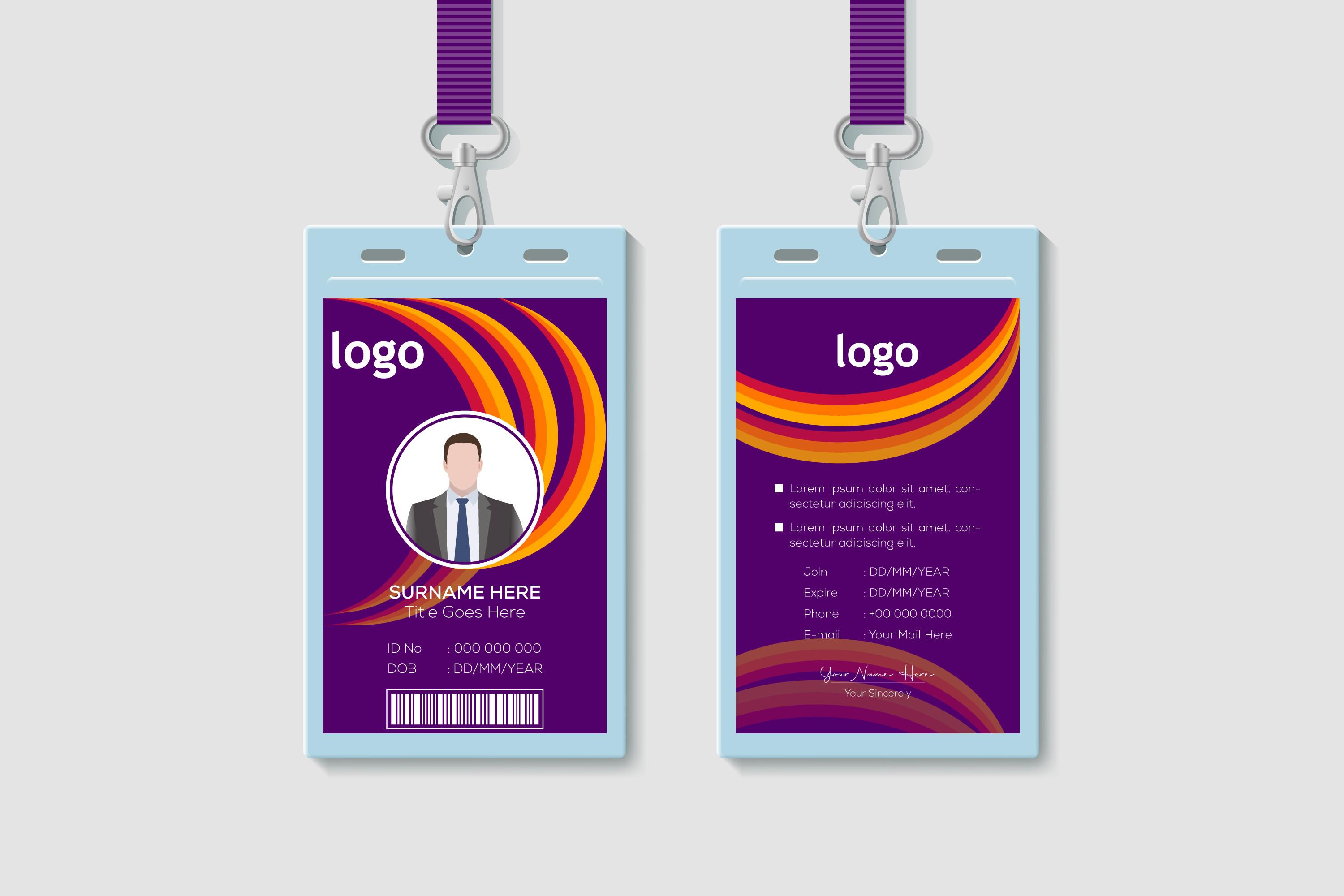 Multipurpose Photo ID Card Design