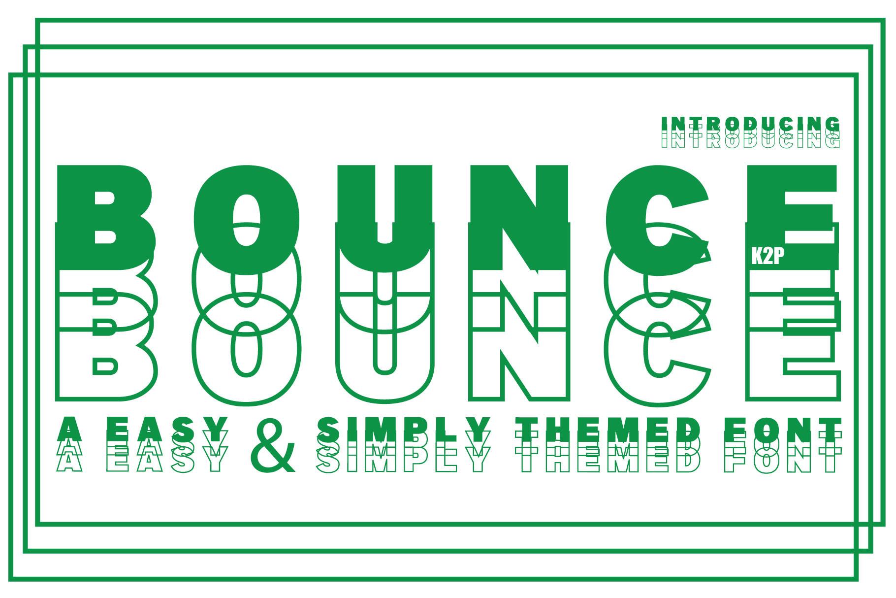 Bounce Font