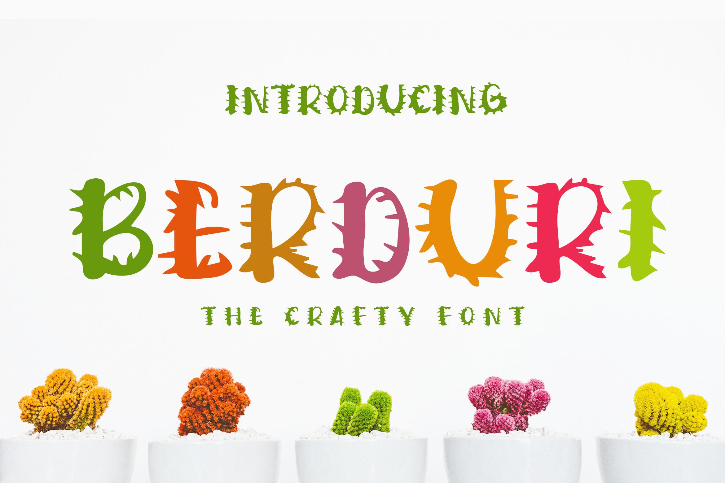 Berduri Font