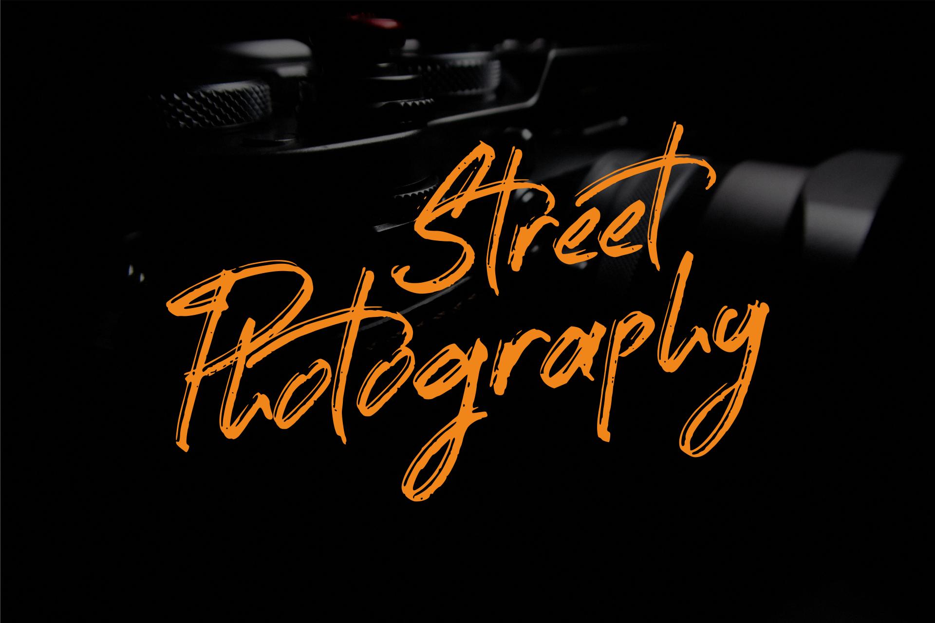 Street Photography Font