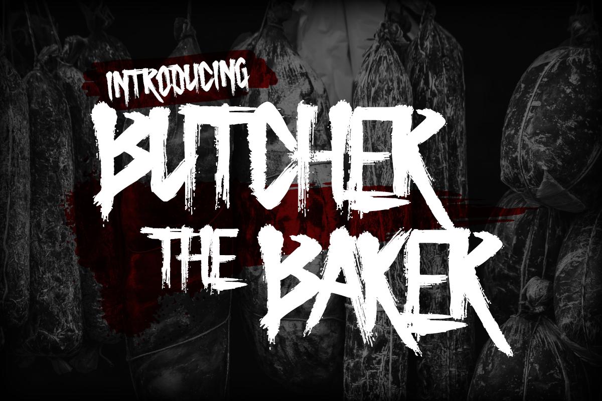 Butcher the Baker Font