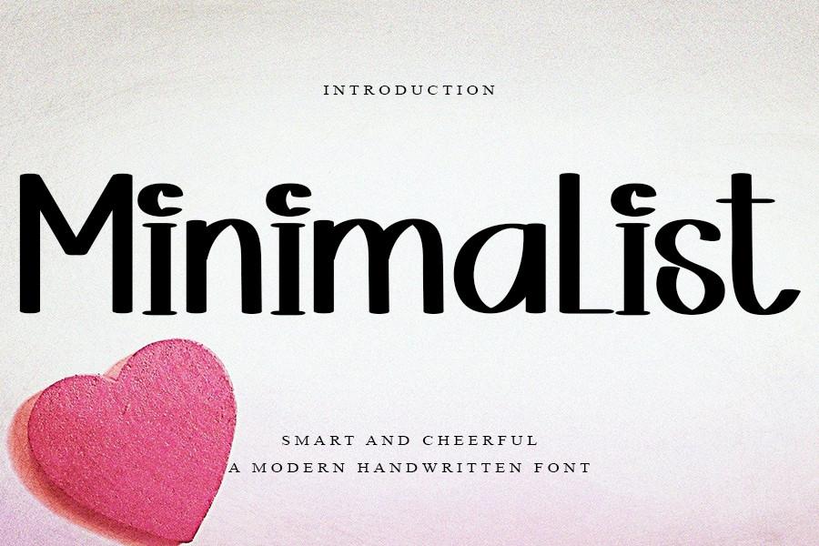 Minimalist Font