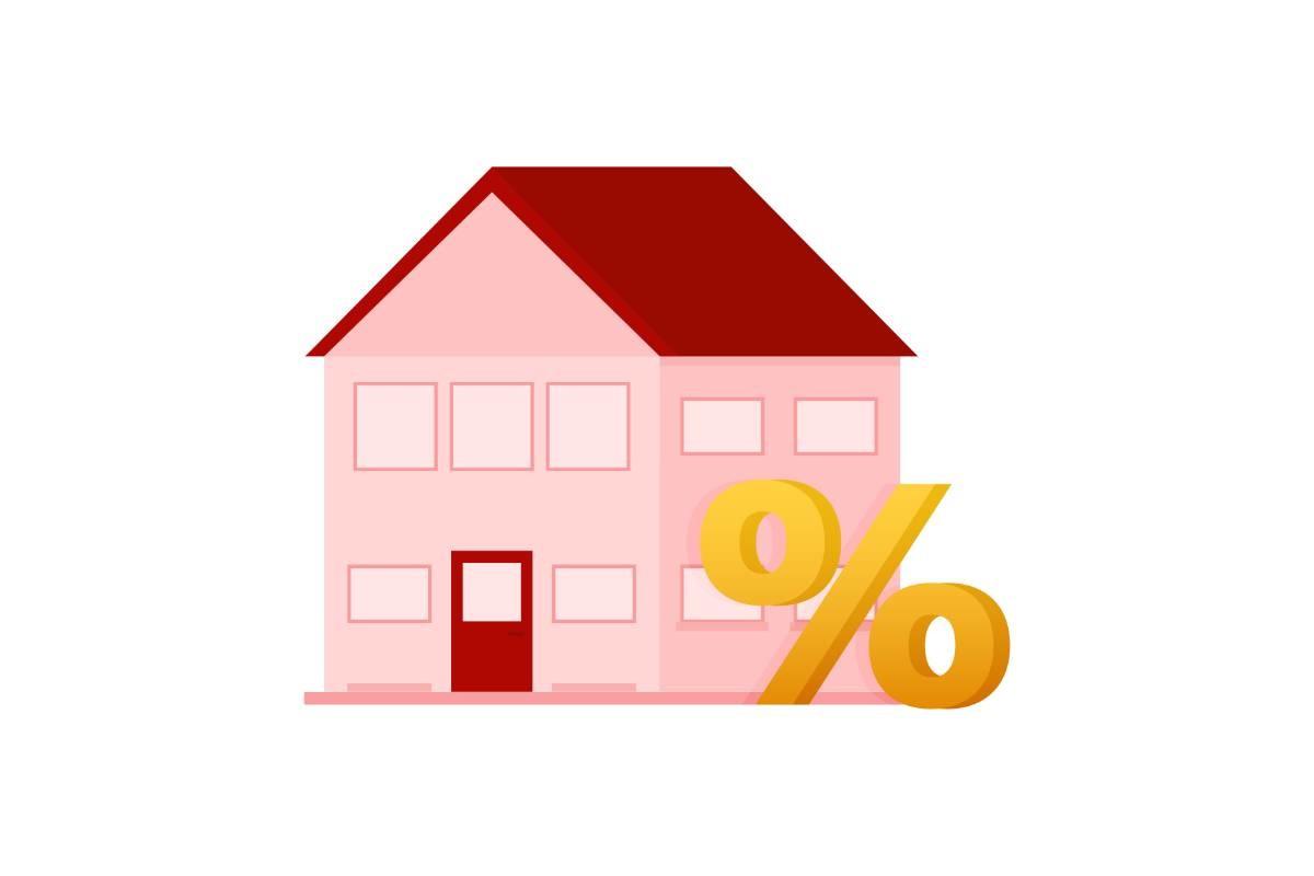 House Mortgage. Real Estate Agent at Wor