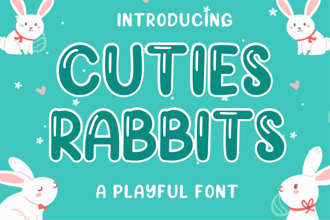 Cuties Rabbits Font