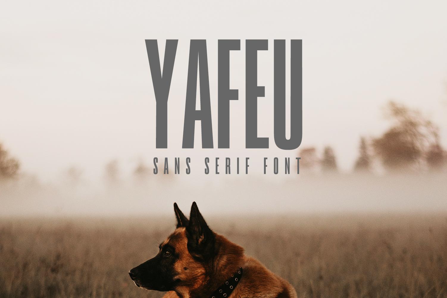 Yafeu Family Font