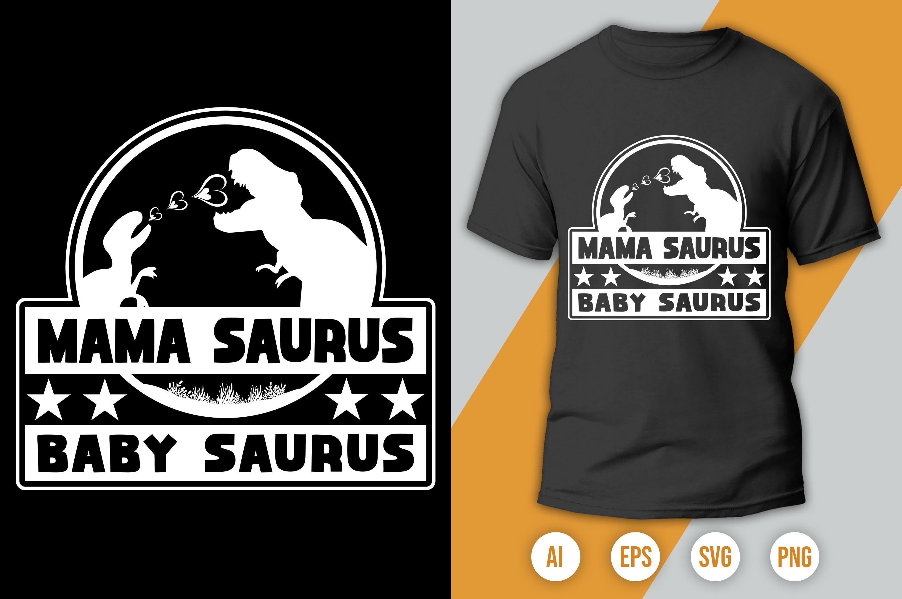Mama Saurus Baby Saurus