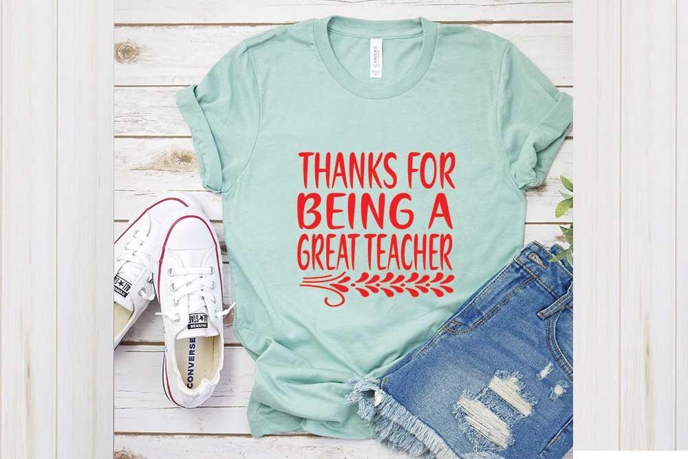 Student Svg Design, Thanks for Being a