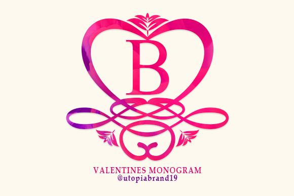Valentines Monogram Font
