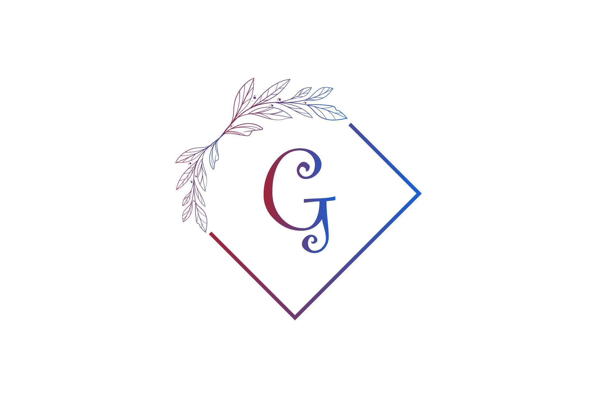 Monogram Floral Symbol