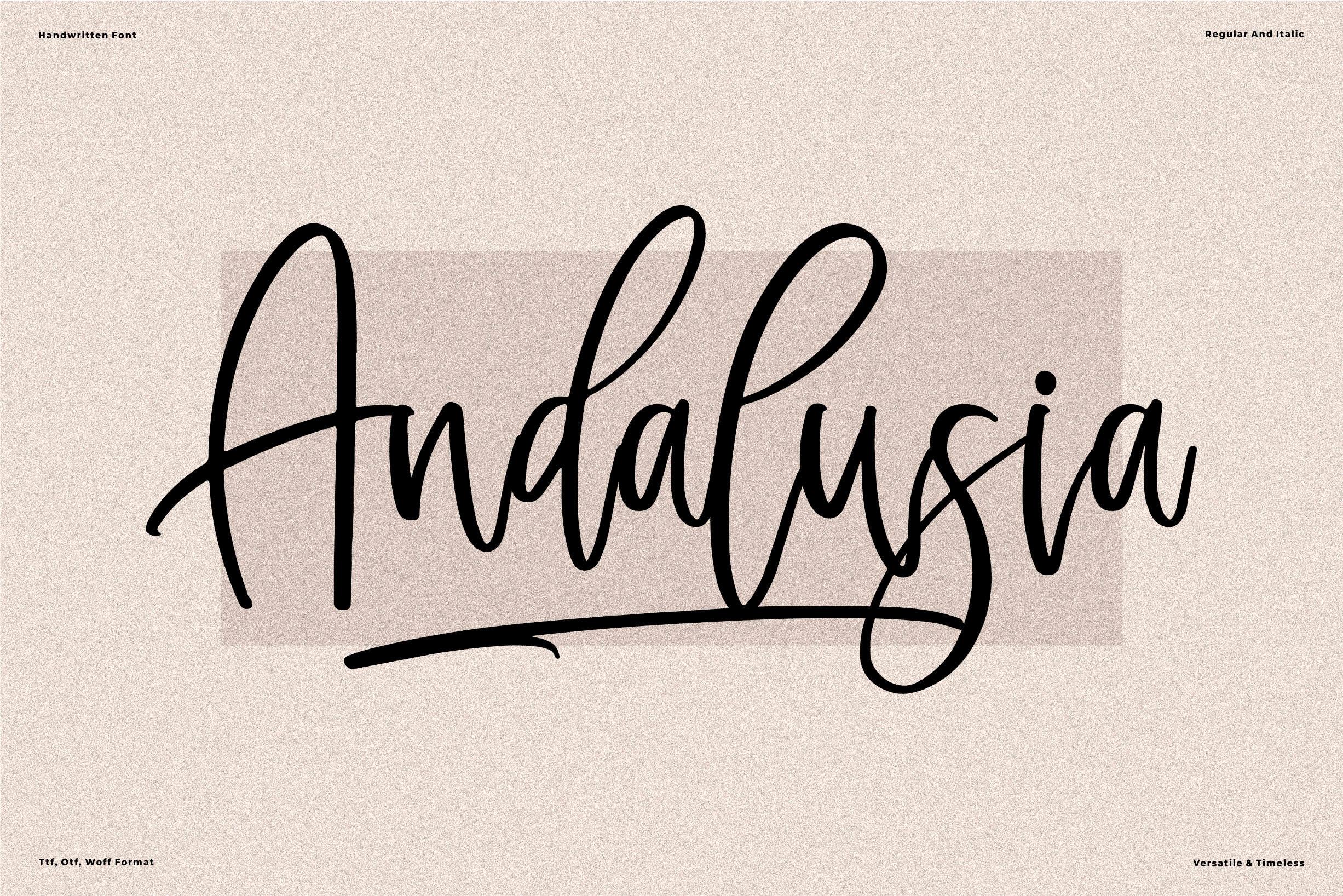 Andalusia Font
