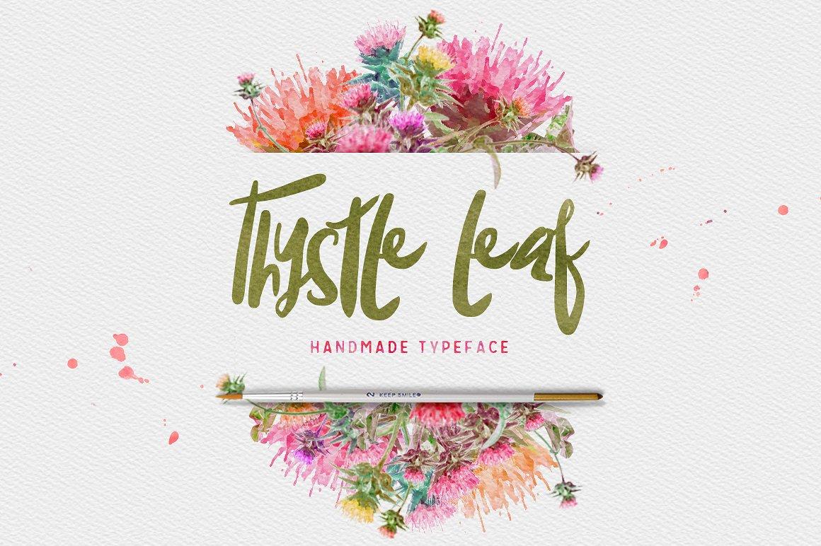 Thysle Leaf Font