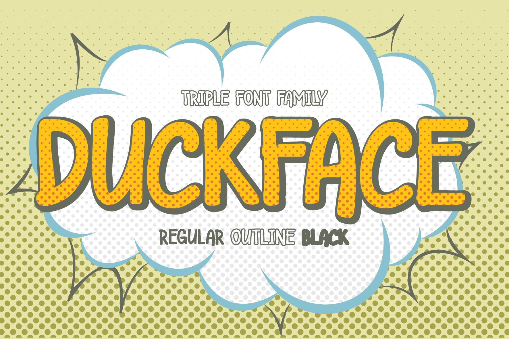 Duckface Font