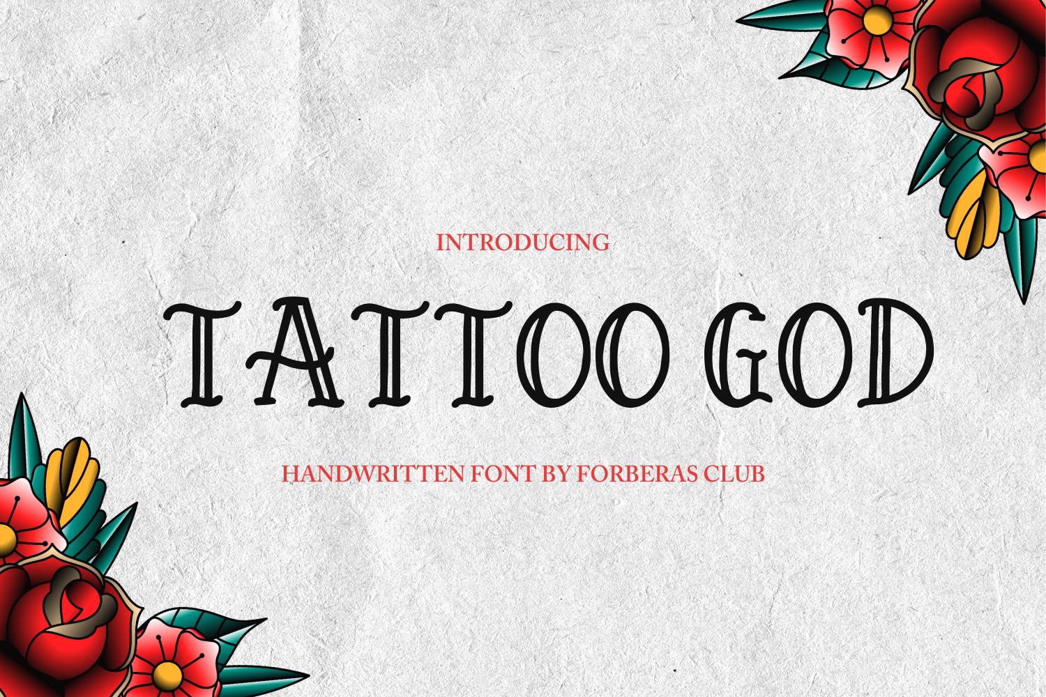 Tattoo God Font