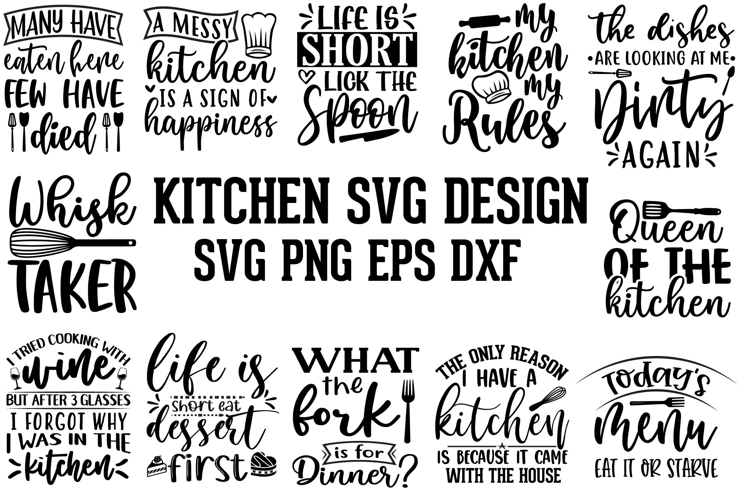 Kitchen SVG Bundle,Nurse Qoutes SVG
