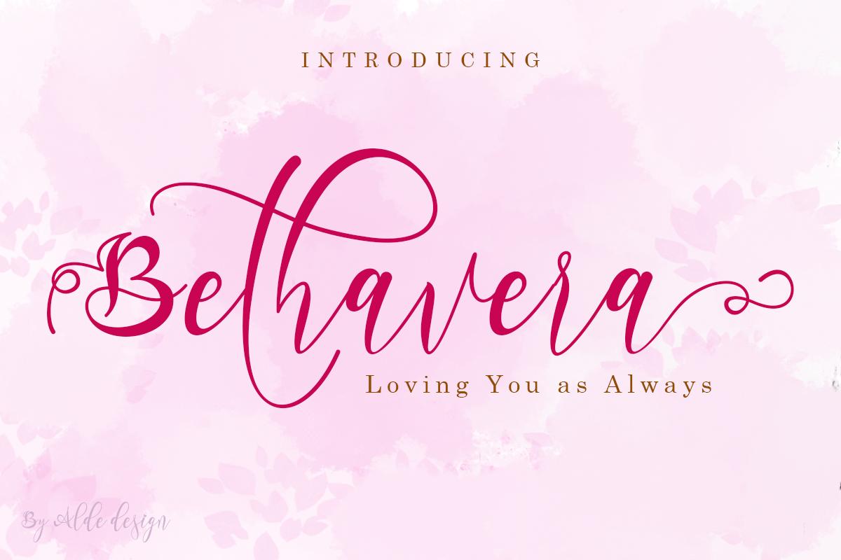 Bethavera Font
