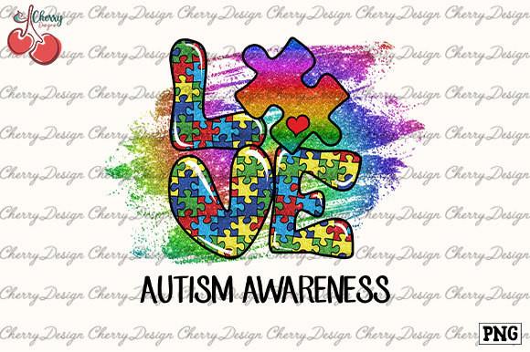 LOVE Autism Awareness Sublimation