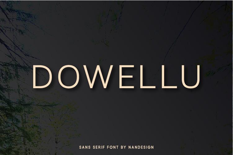 Dowellu Font