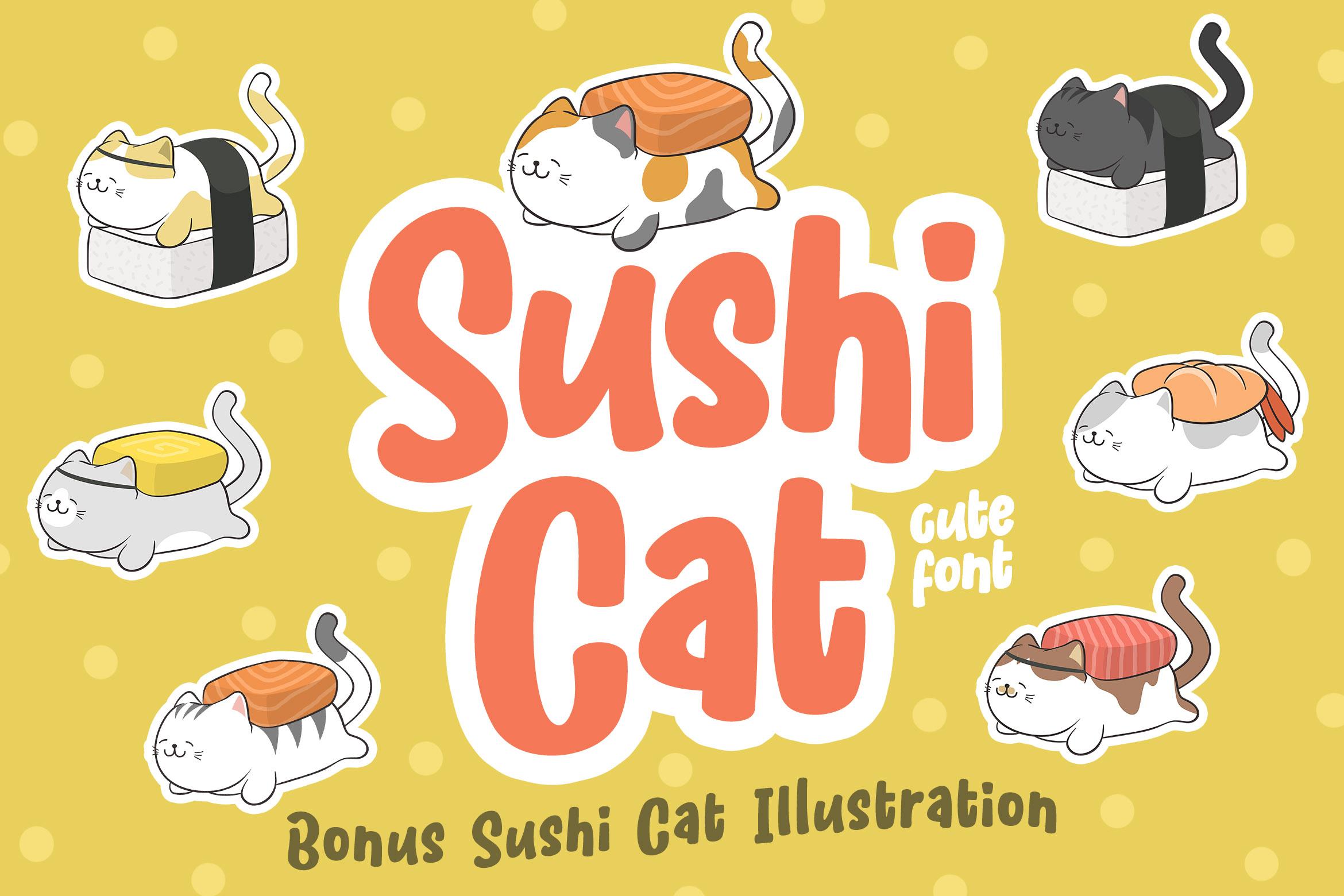 Sushi Cat Font