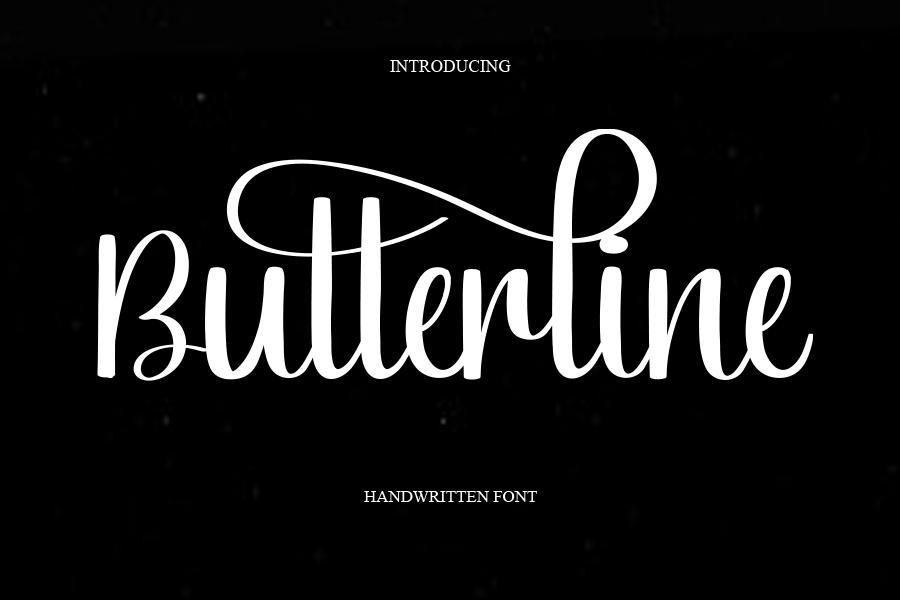 Butterline Font