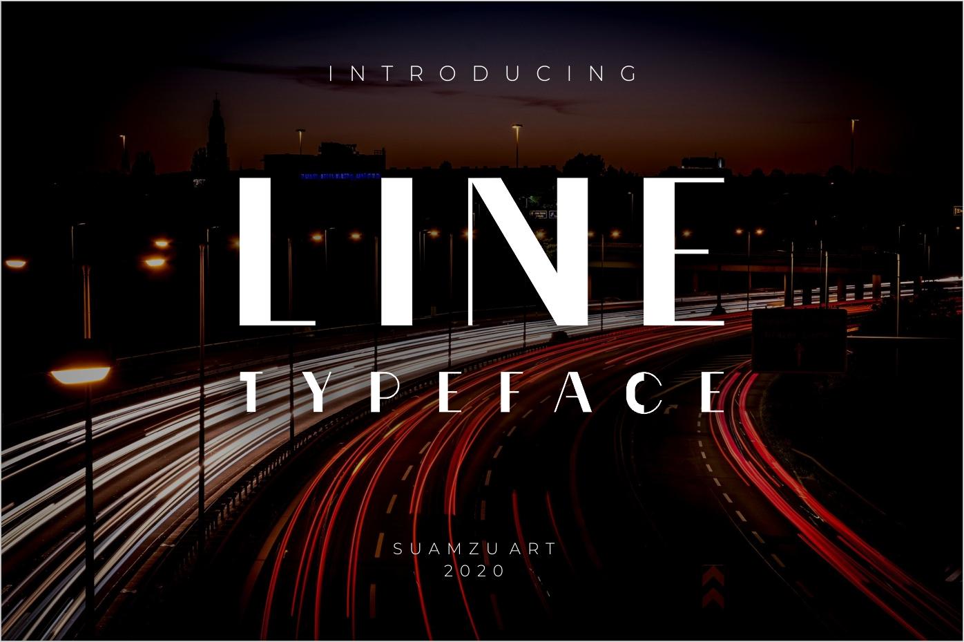 Line Font