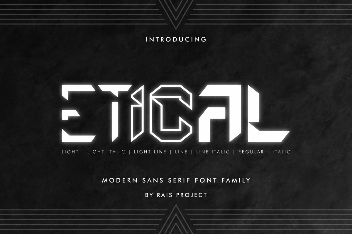 Etical Font
